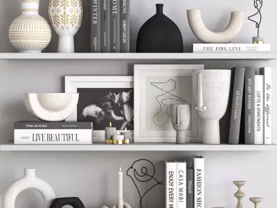 decorative set-01 3D model