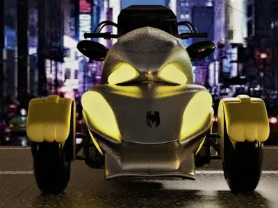 BRP Can-Am Spyder ST- Vehicle 3D model