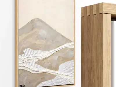 Plaster Two Frame 33 Low-poly 3D model