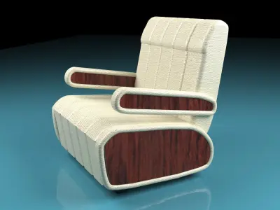 Armchair Barbosa Free 3D model