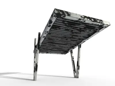 Canopy 1B Low-poly 3D model