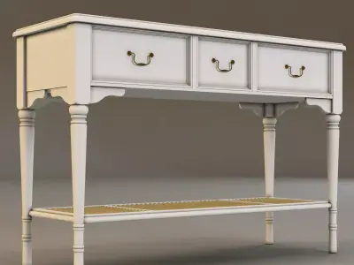 Laura Ashley console table 2 3D model