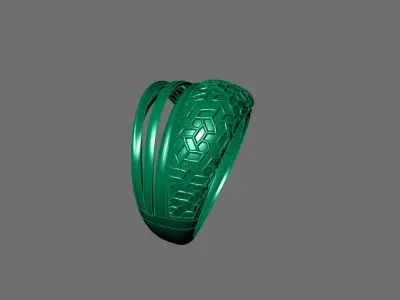 Women Ring Plain Ring Ready STL 3DM Models Womens Rings 3D print model 29