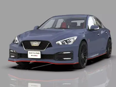 Nissan Skyline Nismo RV37 2023 HQ interior 3D model