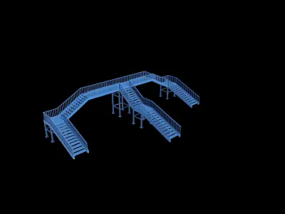 Footbridge 3D model