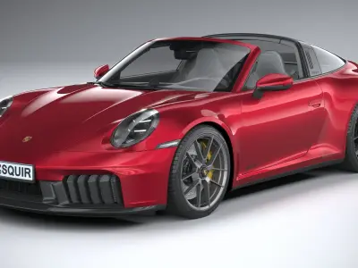 Porsche 911 Targa 4 GTS 2025 3D model