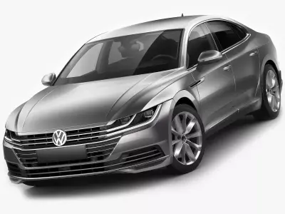 VW Arteon 2018 3D model