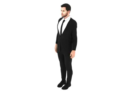 Lionel Messi Low-poly 3D model