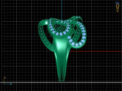 Women Ring 3DM Womens Ring 3d models 3D print model 3D print model 21