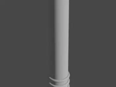 Colonna classica Free 3D model