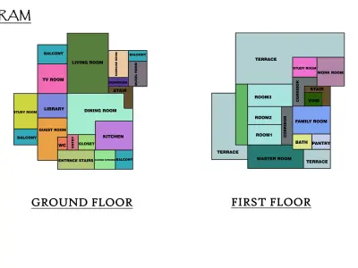 Modern Luxury Duplex Villa  Full Architectural 3D model