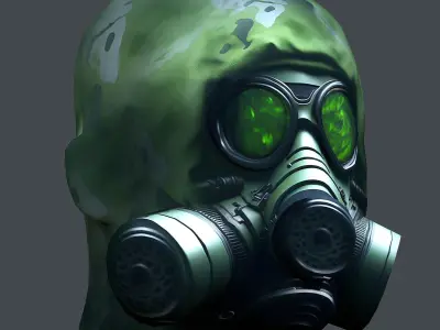 Helmet 3d model military combat Military Low-poly Low-poly 3D model 71