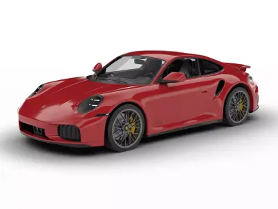 Porsche 911 Carrera Turbo S 2026 3d model 3D model