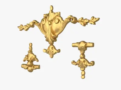 Classic decor ornament 228 3D model