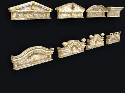 Decorative Columne Collections 3D model