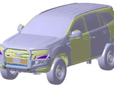 Front Bemper Design 3D model