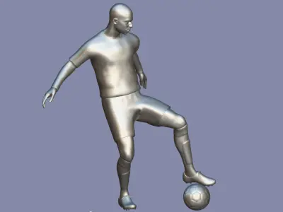 3D Rigged Kylian Mbappe  3D model