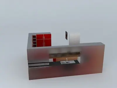 Modern kitchen Free 3D model