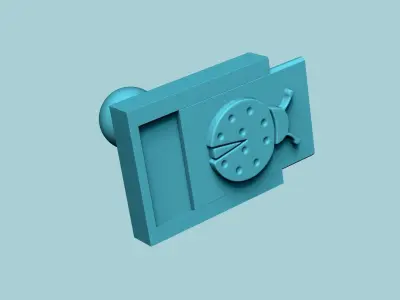 Stamp 44 - Ladybug - Fondant Decoration Maker Toy 3D print model