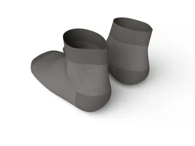 Socks M02 Low-poly 3D model