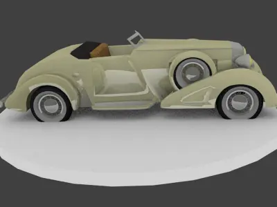 Chrysler Imperial Low-poly 3D model