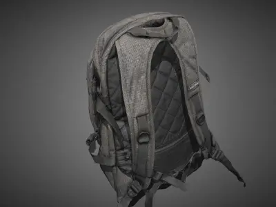 Eastpak Backpack 3D model Low-poly 3D model