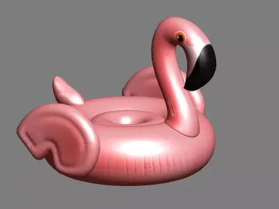 balloon Flamingo modeling 3D model
