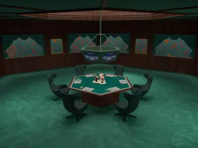 Squid Game VIP Dining Room 3D model