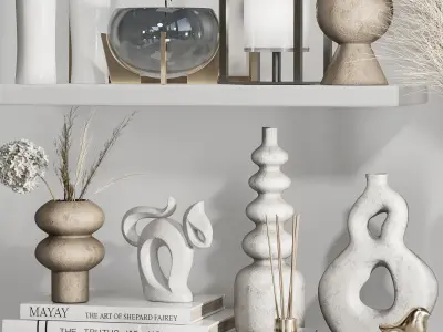 Decorative set04 3D model