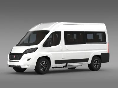Fiat Ducato Panorama 2017 3D model