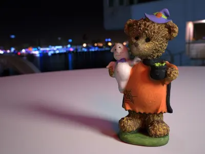 0002-06 Costume Bear Low-poly 3D model