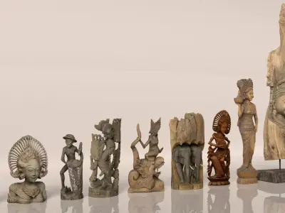 Scan Pack - Asian Art 3D Model Collection