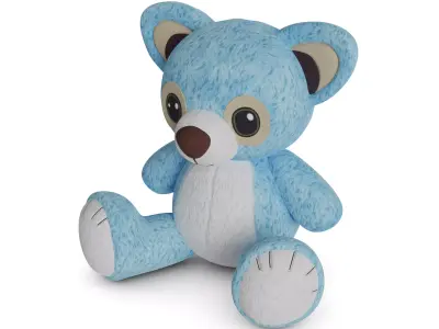 Cars and action games Stuffed Animal 3D model get