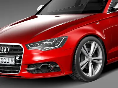 Audi S6 2013 3D model