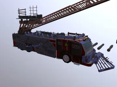 Apocalypse Teem Low-poly 3D model