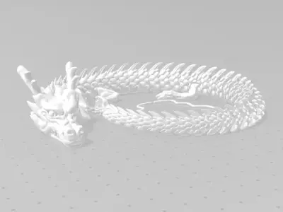 Chinese Loong 3D print model