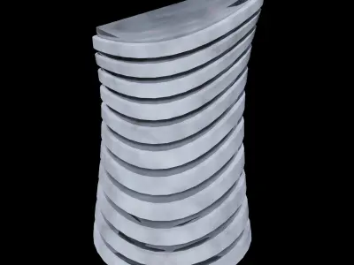 Futuristic Skyscraper Free 3D model