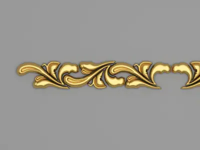 Classic Carved 011 3D model