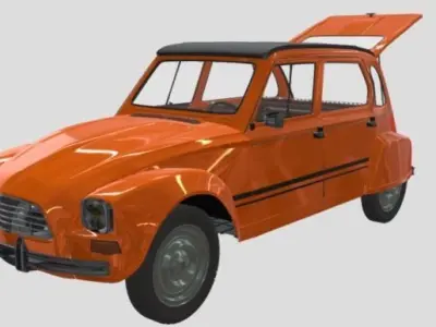 citroen baby car 3D model