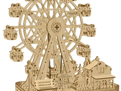 Cuteefun 3D Wooden Puzzle 3D model