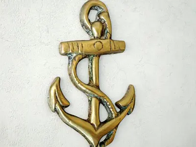 Brass Anchor 3D model