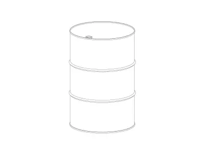 Barrel - Revit Family 3D model