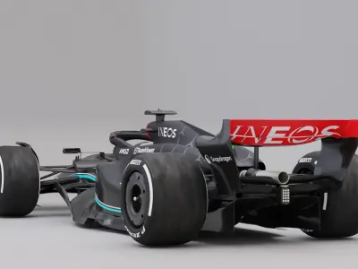 Mercedes W14 3D model