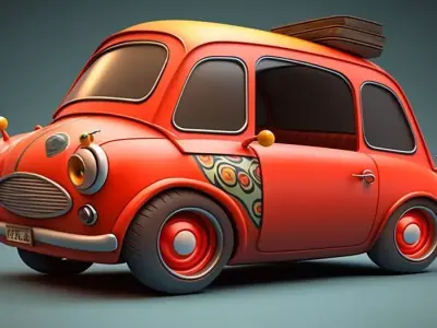 Zmorda Maxi car 3D print model