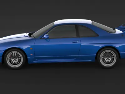 Nissan Skyline GT-R R33 3D model