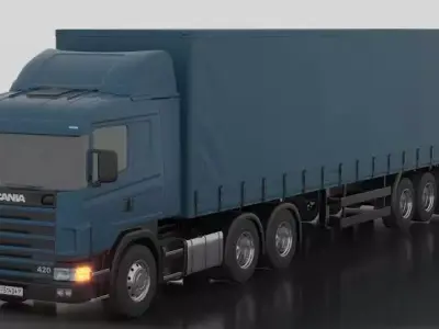 Truck  model  3D model