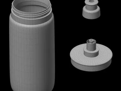 Fly Tex Elite 550ml Bottle  3D model