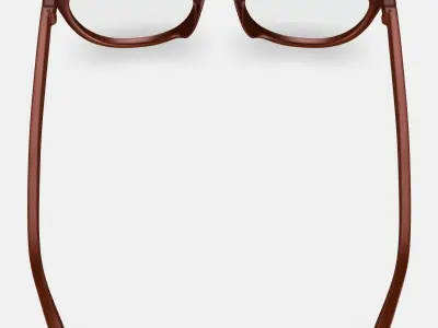 Amari Eyeglasses in Arabica Matte 3D model