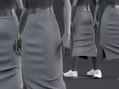 Nike Womens Skirt 3D model