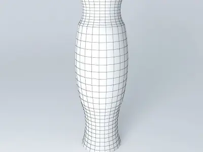 glass vase Free 3D model